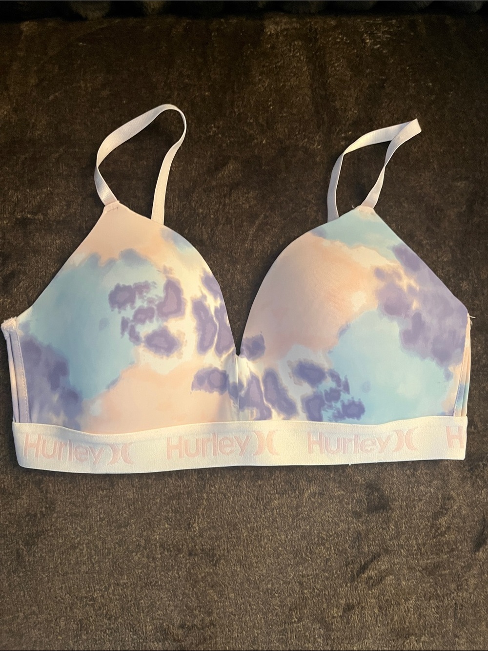 Hurley Pastel Tie-Dye Wireless Bra
